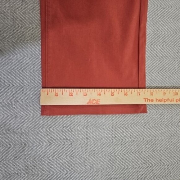 Tailor Vintage Men's Slim Fit Pants 38x30 Canyon Red Stretch Cotton Spandex NWT - Picture 8 of 16
